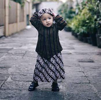 Blangkon lipat manggar Mataraman Yogyakarta, peci, kopyah, topi, pakaian Adat Jawa