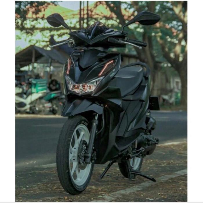VISOR BEAT FI BEAT /BEAT DELUXE 2016- 2020 SMOKE BENING HITAM ICE BLUE Motorcycle