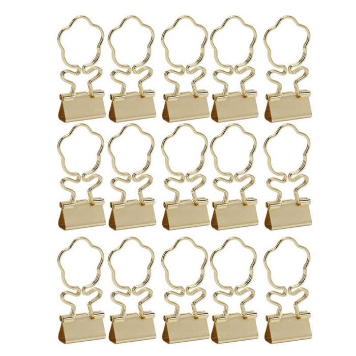 Binder Clips Irregular Handle Paper Binder Clips Strong Clamping