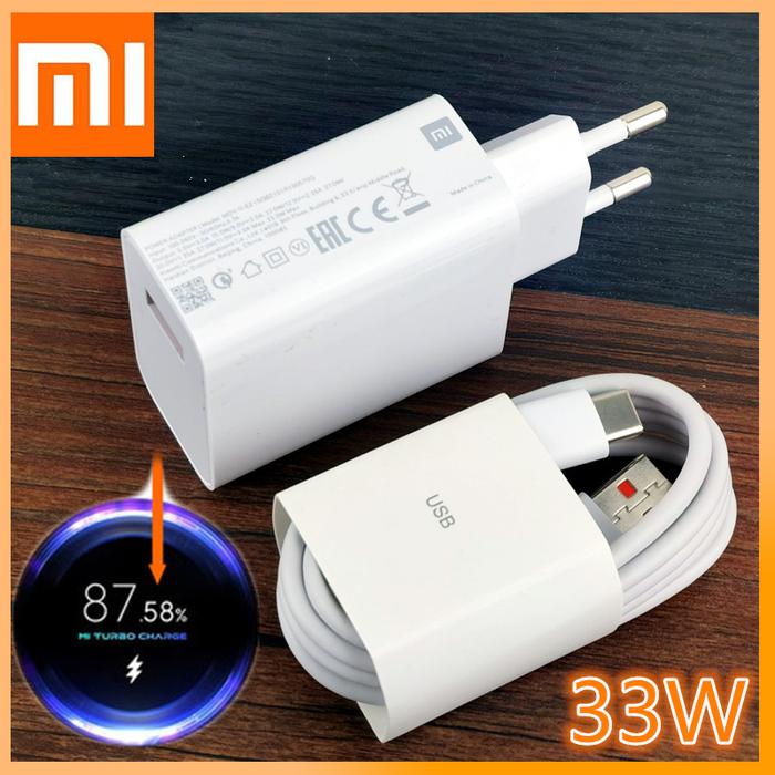 XiaoMi RedMi Note 11 Charger Original Fast 33W QC4.0 Travel EU Turbo