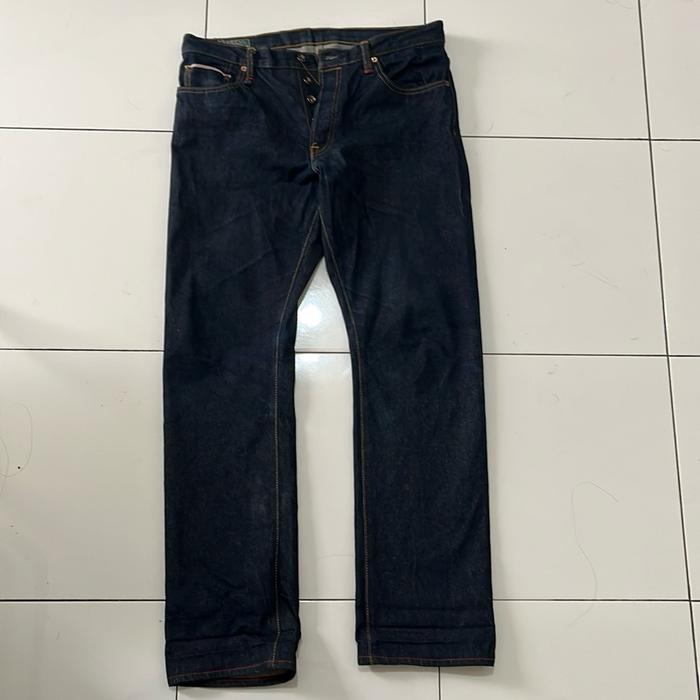Sage Origin Series : Rex 14oz Sanforized Extra Deep Indigo Selvedge ( kondisi bekas tanpa dus) Jean