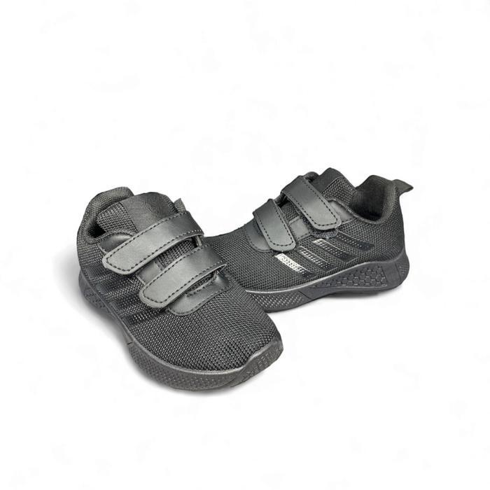 Collin [Free Box] Sepatu Sekolah Anak Model Perekat Tempel Kd201-Hk Fashion Rajut