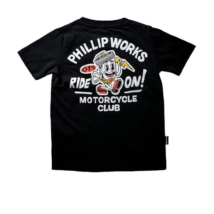 KAOS ANAK PHILLIP WORKS RIDE ON | TSHIRT KIDS ORIGINAL PW