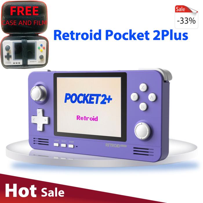 Retroid Pocket 2 Plus 3.5Inch Touch Screen Retro Video Game Consoles