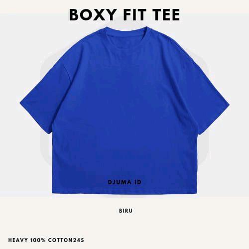 KAOS OVERSIZE BOXY BAHAN COTTON COMBED 20s TEBAL