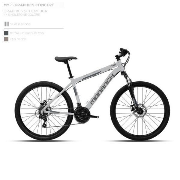 Polygon Monarch Sepeda MTB [27.5 Inch] - Silver