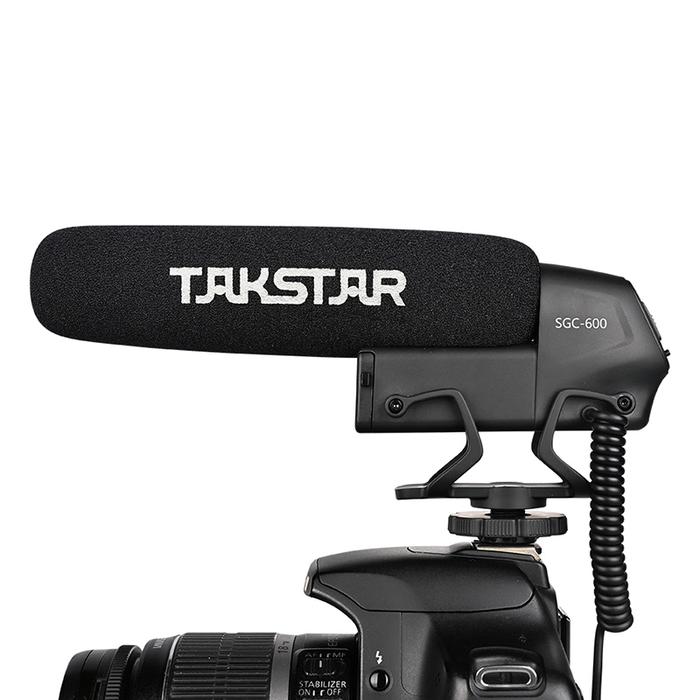 Takstar SGC-600 Shotgun Microphone Super Cardioid Mini Condenser Mic