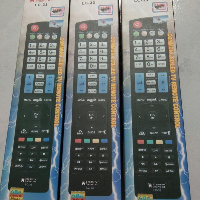 Remote TV LED/LCD Multi LG ABS