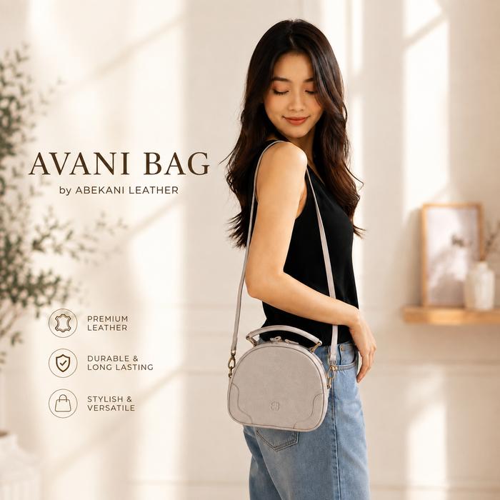 ABEKANI LEATHER - AVANI BAG Tas Wanita Kulit Asli Handmade Tas Slempang / Hand Bag by Abekani Leathe
