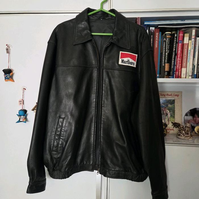 Jaket Kulit Sapi Macho Marlboro XL