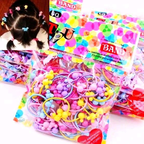 IKAT RAMBUT ANAK 50PCS IKAT RAMBUT KARAKTER