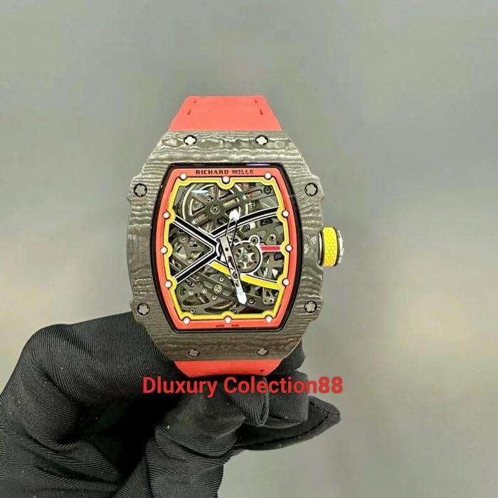 RichardMille RM67-02 Alexander Zverez Red Dial Carbon Case Swiss Tourbillon