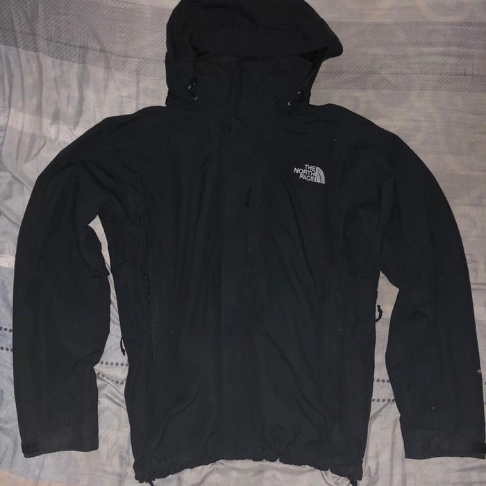 Jaket Tnf Hyvent SDD groopcore sz M/M Hitam Pria Parasut
