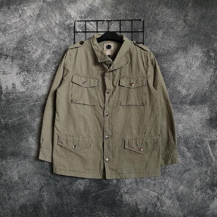 Jacket Military Pocket Second