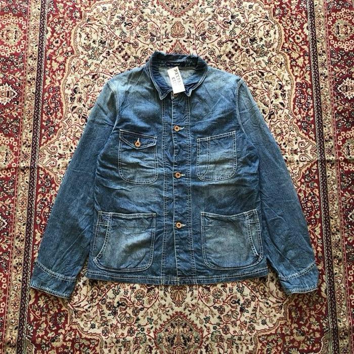 Jaket Rageblue chore jacket Vihtage chore denim jacket F990