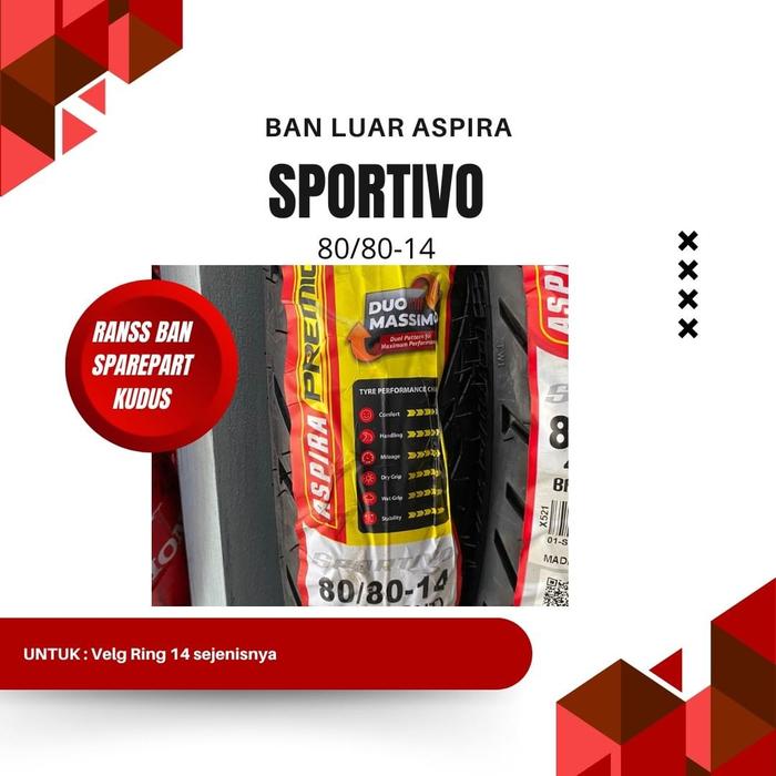 ban luar ASPIRA PREMIO 80/80-14
