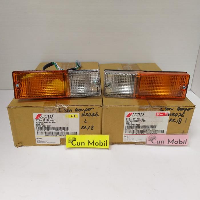 Lampu sen bemper Chevrolet KBD26 KBD 26 213-1617 merk Lucid harga per 1 pcs