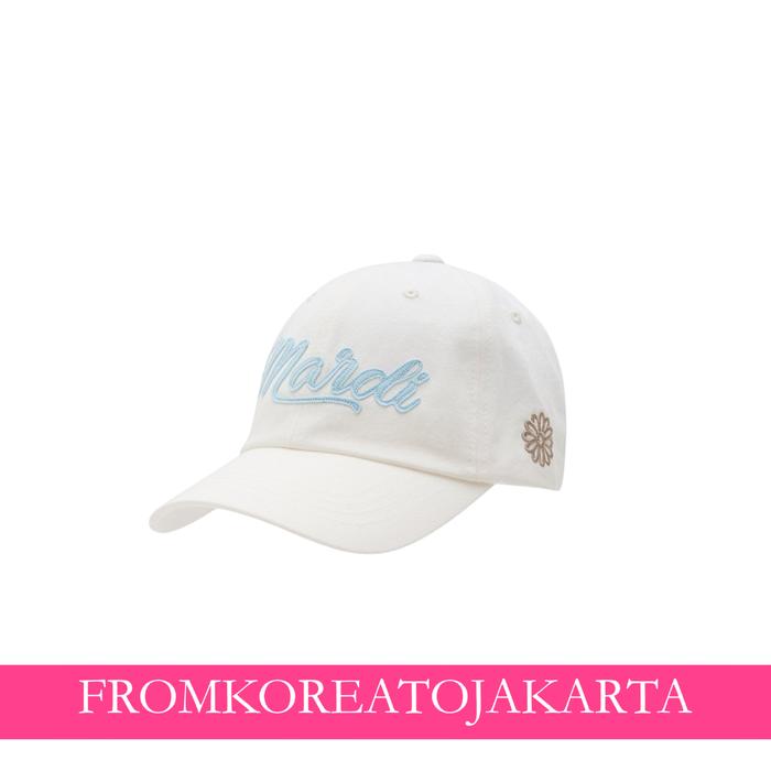 MM [ACTIF] Cap Mardi Vintage Felt Logo - White Mint