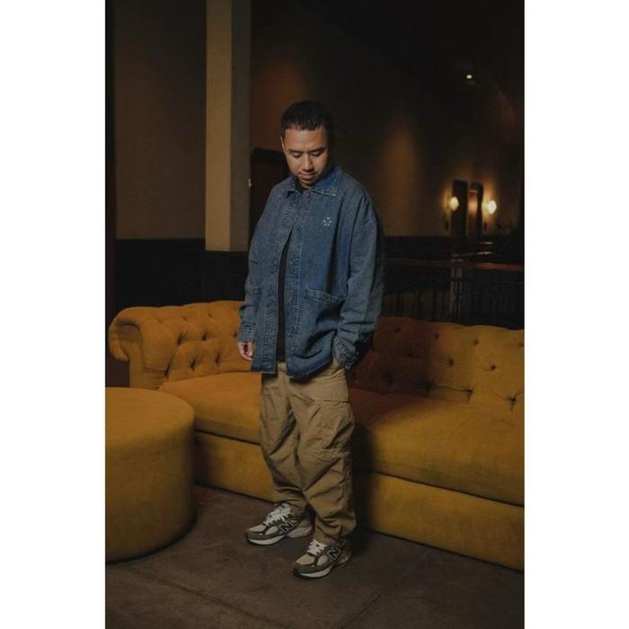 RHYS FOR HIM SHIRT DENIM MAVEN kemeja denim pria Oversize