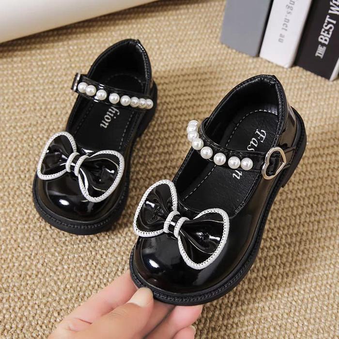 MAELLO SHOES - SEPATU LOAFERS ANAK PEREMPUAN PITA GLOWSI FESHION DN 021