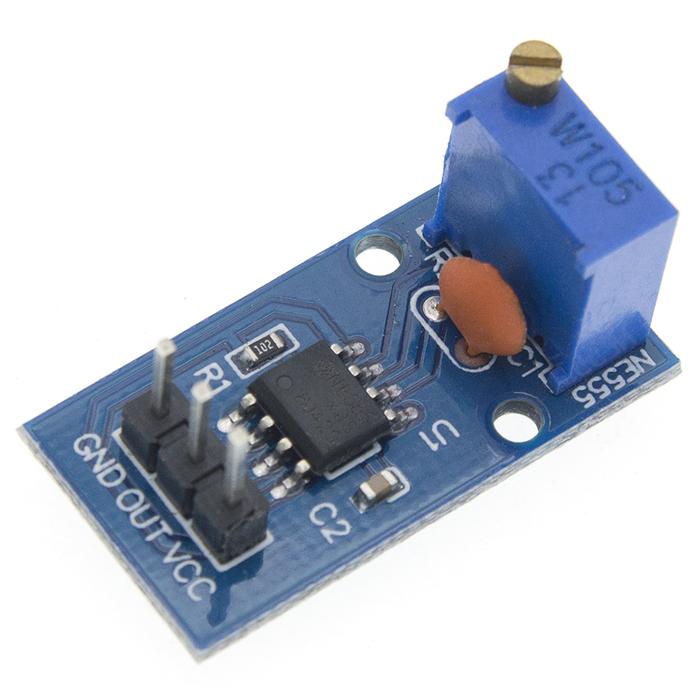 100 Pcs NE555 Frekuensi Disesuaikan Pulse Generator Modul