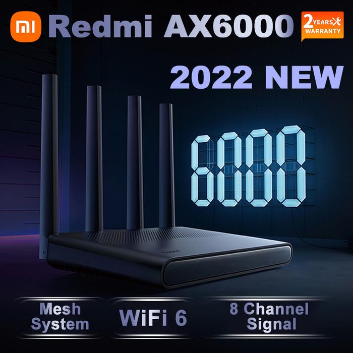 Xiaomi Redmi AX6000 Wifi Router Mesh System WiFi 6 160MHz Bandwidth 8