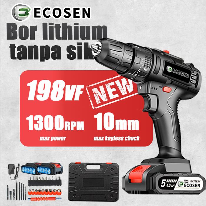 Mesin Bor Bor Baterai Bor Listrik Bor Tanpa kabel Mesin Cordless Screwdriver Murah Bor Impact Cordle