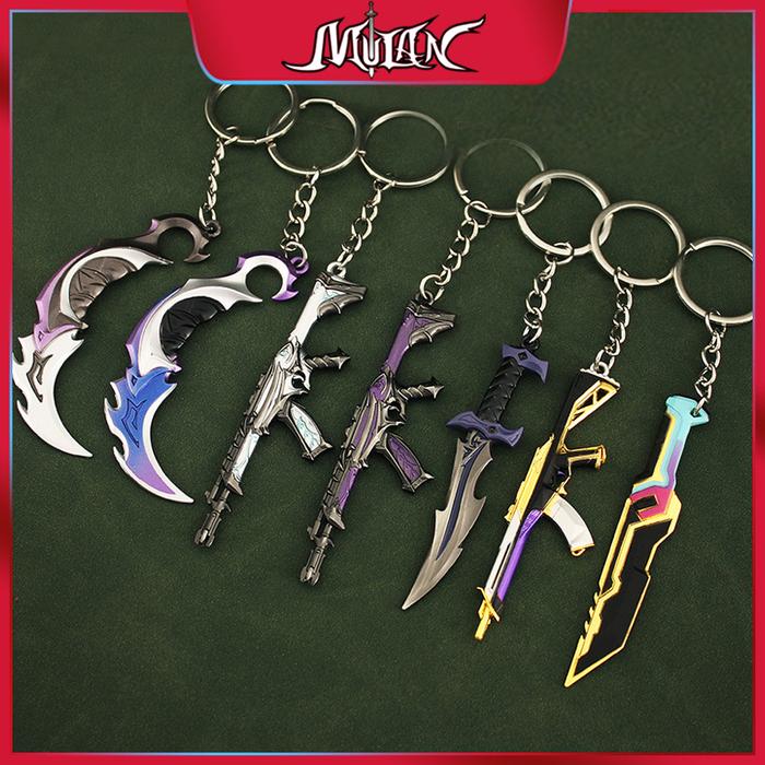 Valorant senjata Reaver Prime Vandal Claw pisau Thug M4 AK gantungan