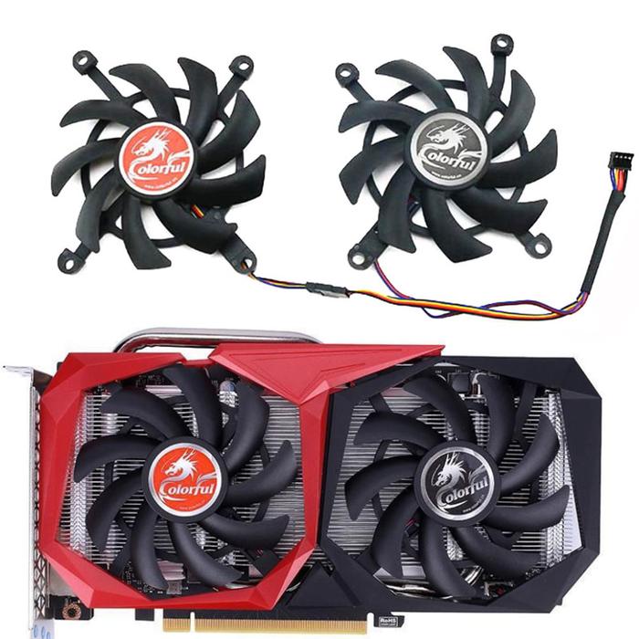 NEW 85MM 4PIN RTX 2060 GPU Fan,For COLORFUL GTX 1650 1660 1660Ti Battle Ax、RTX 2060 2060 SUPER Battl