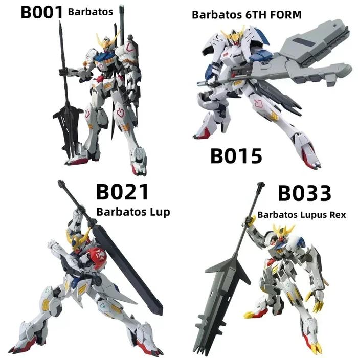 GaoGao Assembled Model Anime MOBILE SUIT IRON-BLOODED ORPHANS HG 1/144 Barbatos Lupus Rex Bael Vidar