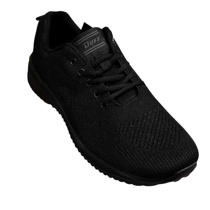 Barrios Duff Sepatu Pria Casual Sekolah Olahraga Running Sneakers Shoes Sporty Hitam Laki-Laki [STOK