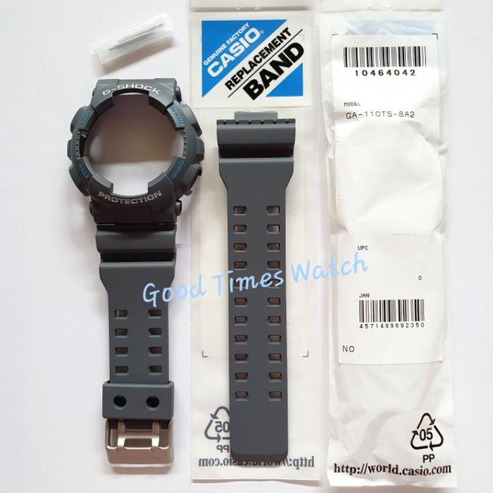 PAKET STRAP BEZEL G-SHOCK GA-110TS-8A2 GA 110TS GA 110 CASIO ORIGINAL