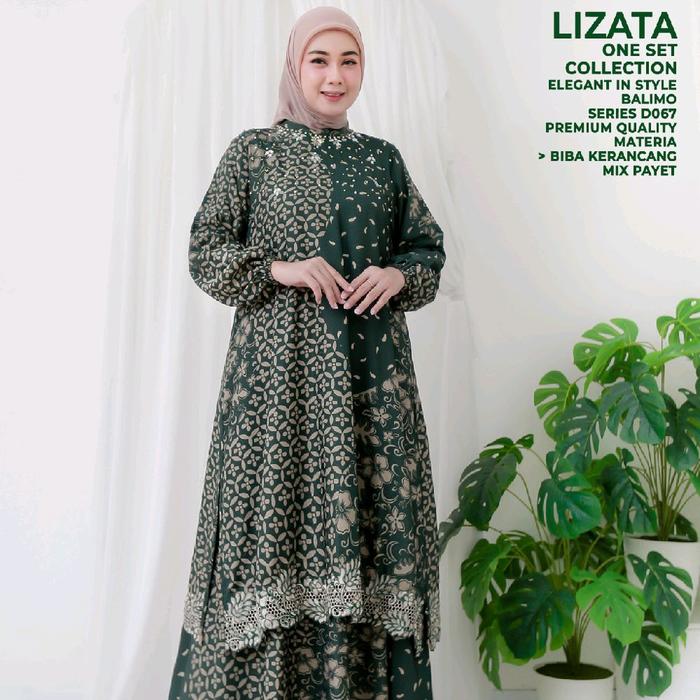 set rok balimo diba border kerancang /setelan rok balimo mewah