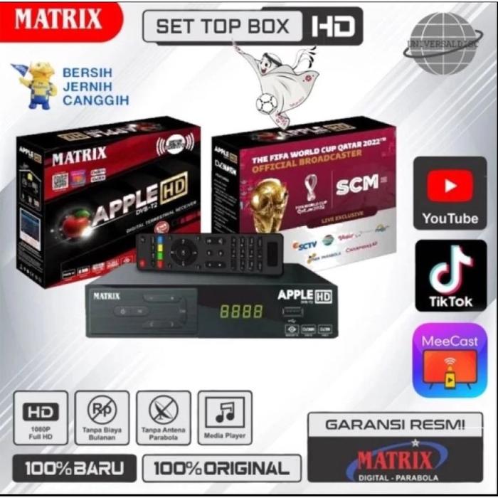 Set Top Box Matrix Set Top Box TV Digital Matrix STB Matrix Apple Merah STB Matrik STB Matrik Apple
