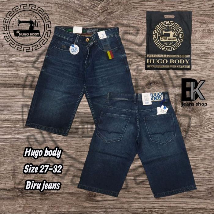 Hugo Body Celana Jeans Pendek  Model Terbaru dg  Kualitas Premium