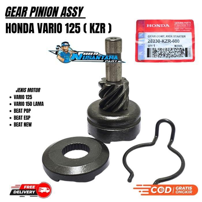 PAKET 4ITEM SELAHAN VARIO 125 KZR + AS SELAH + GIGI PINION + PER SELAH BEAT POP BEAT ESP VARIO 125 V