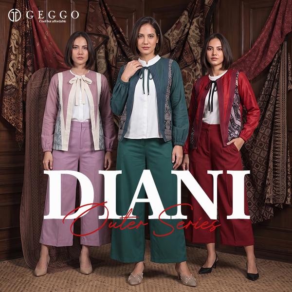 GEGGO - DIANI Outer Series Kardigan Outer Batik Modern Wanita