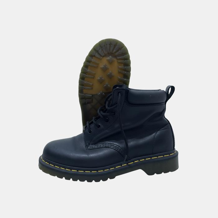 Dr. Martens 939 Ben Boot Leather Lace Up Boots in Black
