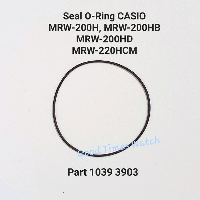 SEAL O-RING CASIO MRW 200H MRW 200HB MRW 200HC MW 600 HDA 600 ORIGINAL