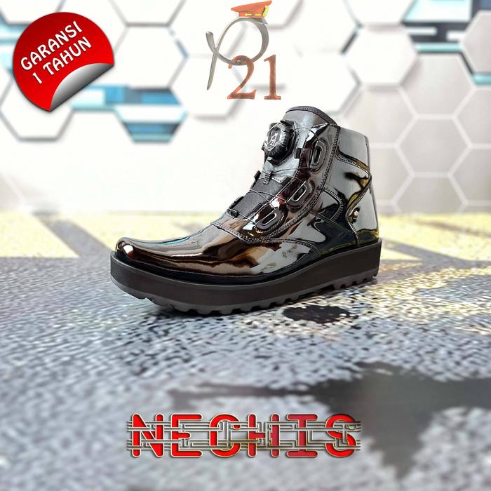 P21 Nechis Sepatu PDL Lantas / PDH Polri Kulit Asli paspampres