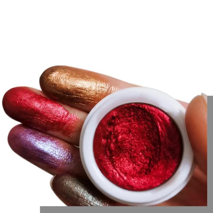 Eye Shadow Metal Chameleon Makeup Palette Mashed Potatoes Shimmer Pigment Single Color Eye Shadow Sh