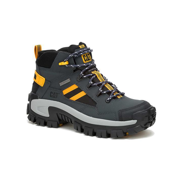 NEW SEPATU SAFETY CATERPILLAR INVADER MID VENT WP NM CT DARK SHADOW ORI
