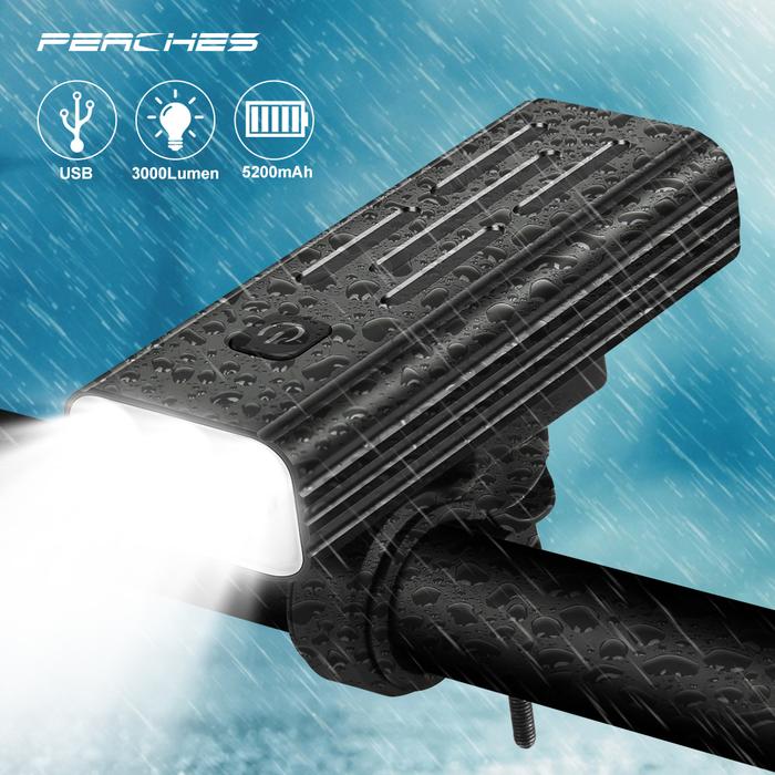 20000 Lumens Bicycle Light T6 LED USB Rechargeable Lamp Lantern As