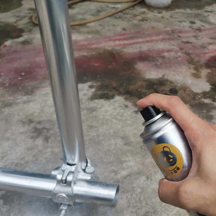 350 ML Cat Semprot Chrome Sapporo Chrome Spray Paint Anti Karat Warna Stainless