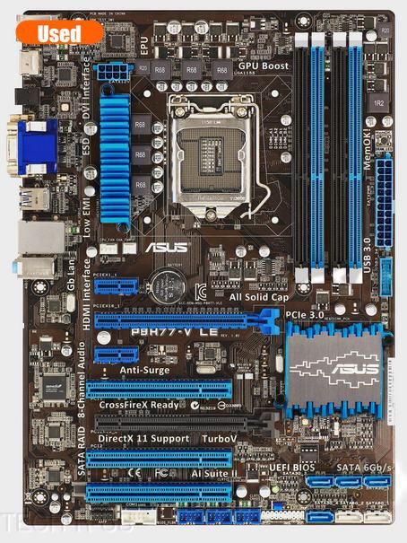Asus P8H77-V LE Desktop Motherboard H77 LGA 1155 22nm i3 i5 i7 DDR3