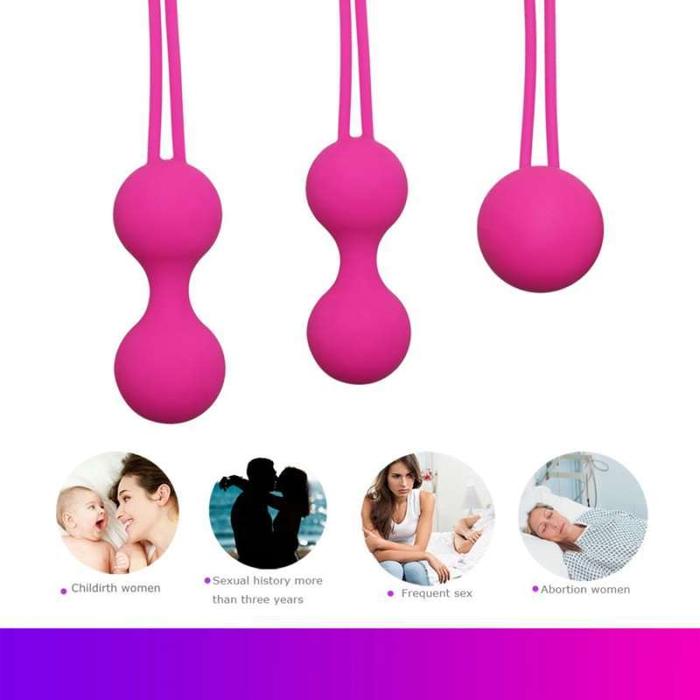 Frisdw Kegel Ball Set 3In1 Melatih Otot Alat Vital Wanita