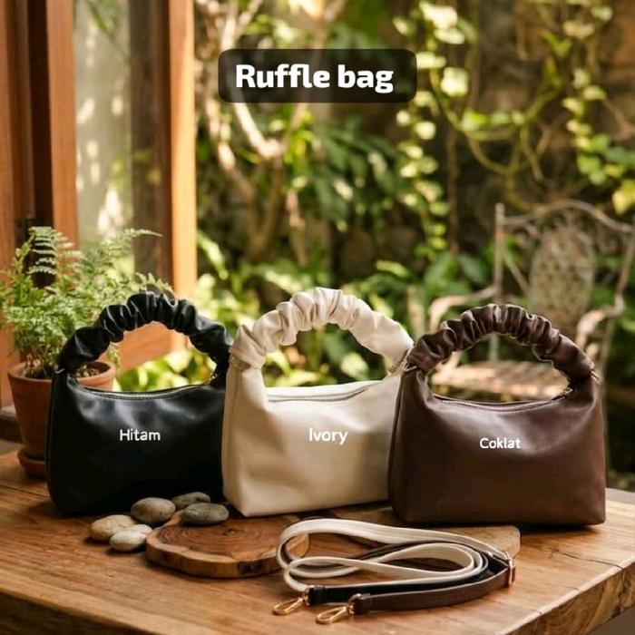 Tas Ruffle Selempang Wanita