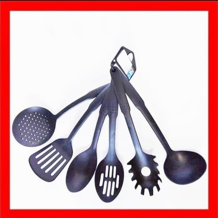 Kitchen Set Tools Set Alat Masak Spatula 6 in 1 Peralatan Masak