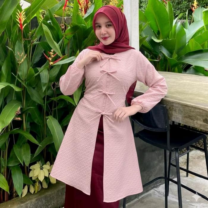 Tunik keyla Jaguard Embos Premium
