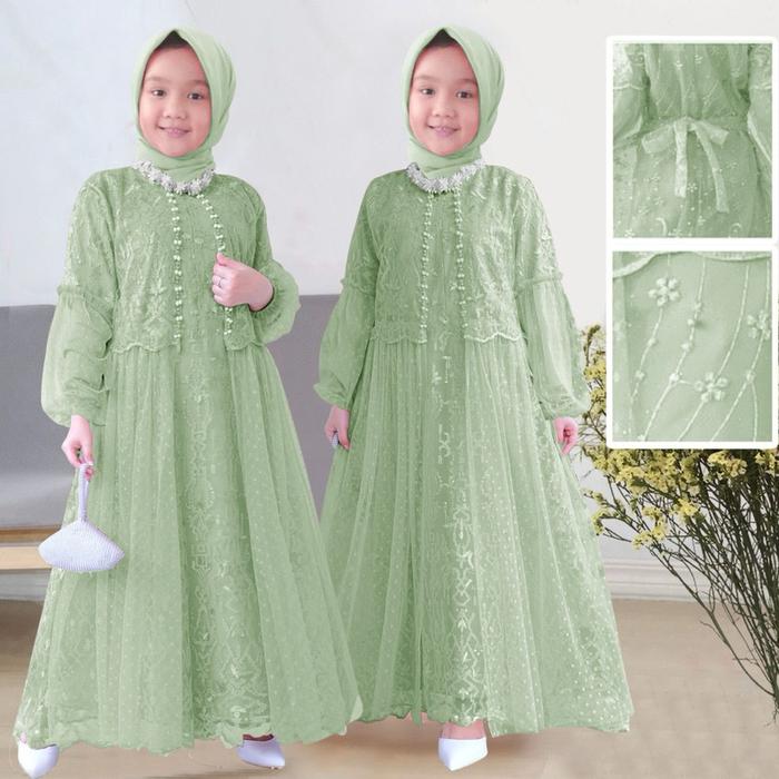 RAFIKA KIDS / GAMIS RAFIKA. DRESS ANAK2.